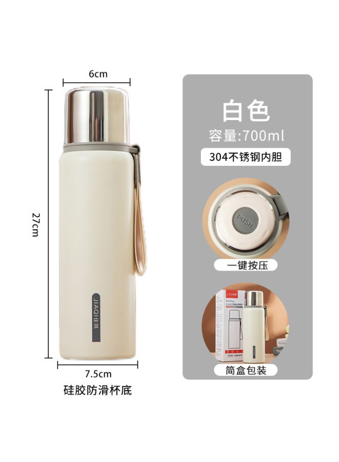 Vacuum Cup New Girl 304 Stainless Steel High-looking Water Cup Men's Large Capacity Office Portable Cup