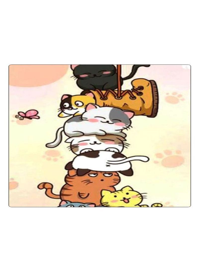 RKN Printed Anti-Slip Gaming Mouse Pad Multicolor
