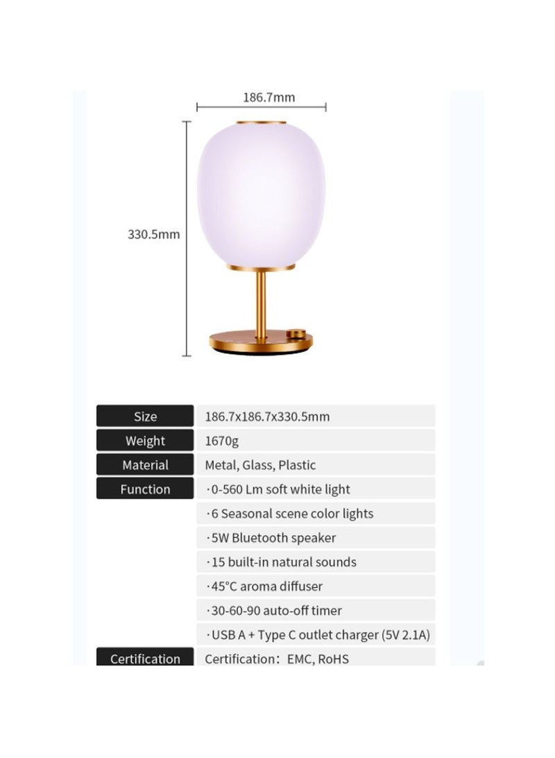 SkyView 2 Pro Table Lamp: Illuminate Your Space for Wellness and Productivity