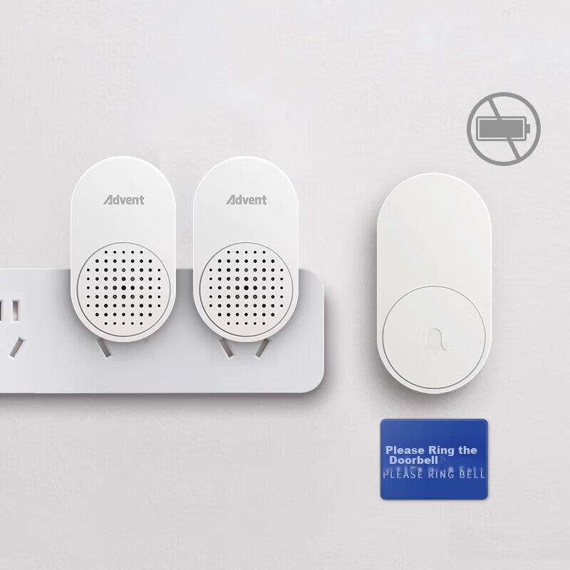 JD Jing Zao Advent Wireless Doorbell, Self-Powered, Battery-Free, Home Call Button FL-313 Two-Way Combinatio - Image 1