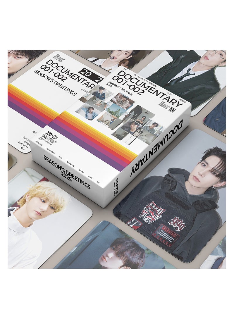 NIBEMINENT 55 قطعة بطاقات لومي وثائقية من إنهيبن لمجموعة معجبي كيبوب هدايا للتجميع - Image 2