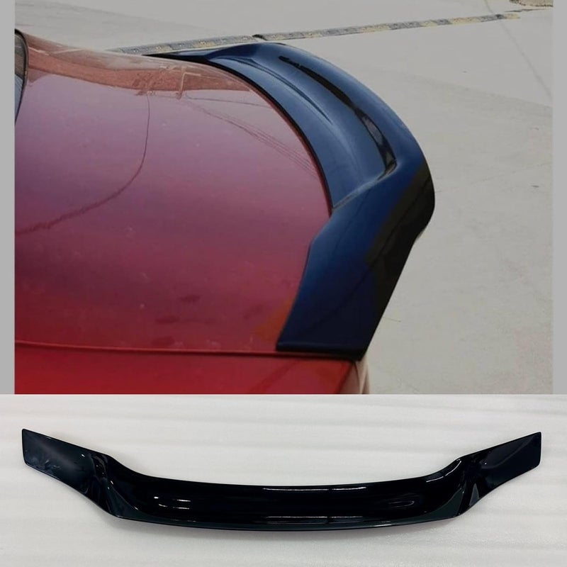 AUTO MT جناح خلفي لسيارة VW Virtus Slavia من ABS بجودة عالية، لتحسين الديناميكية الهوائية والمظهر الرياضي لسيارتك باللون الأسود اللامع - Image 2