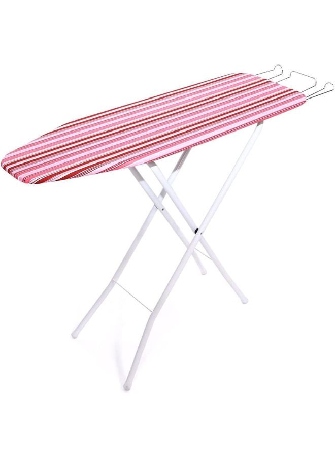 Adjustable Height, T-Leg Foldable, with Floor Protecting Tip Iron Board, Multicolour - Image 2
