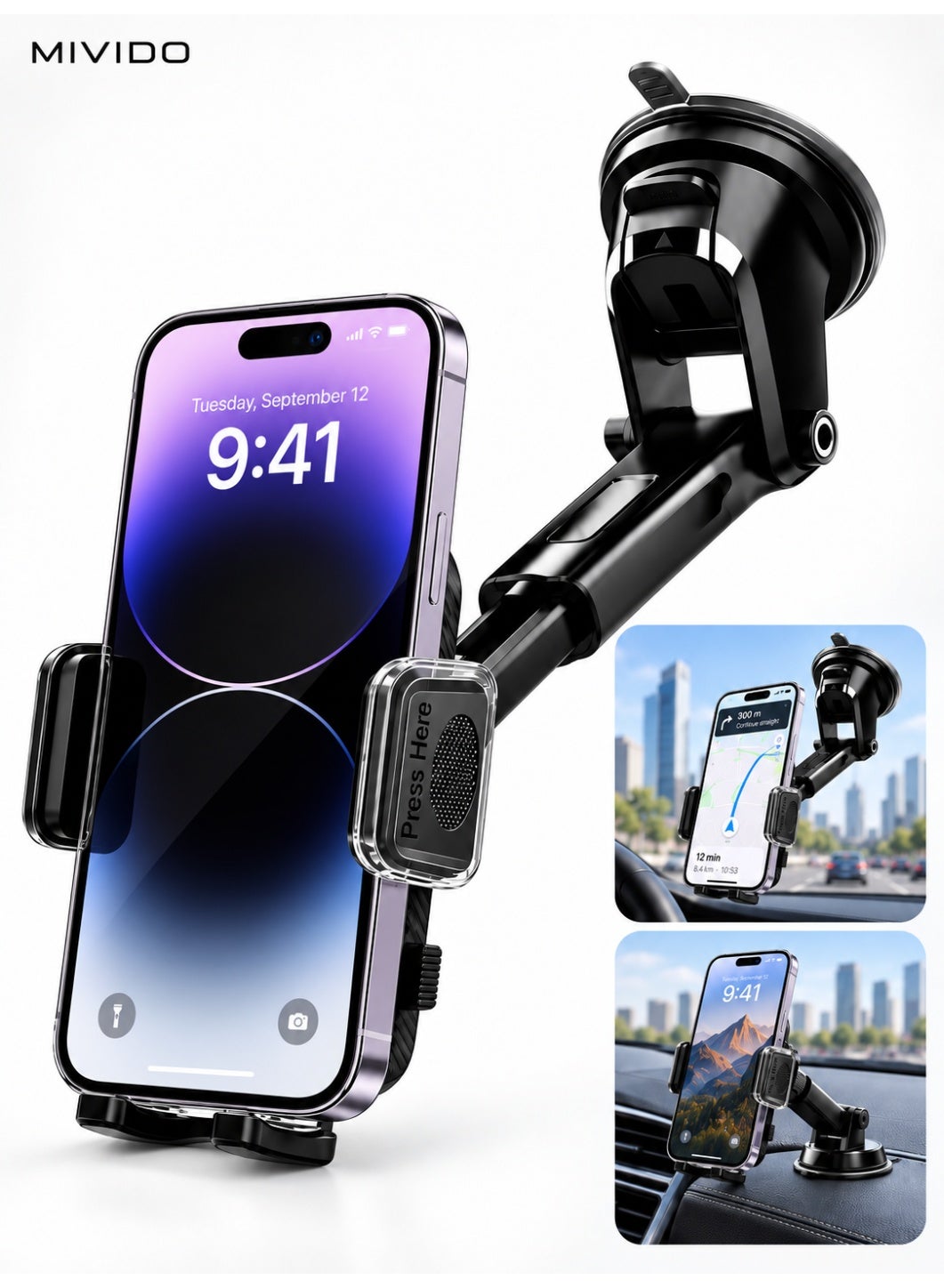 ميفيدو Mivido Car Phone Mount 1