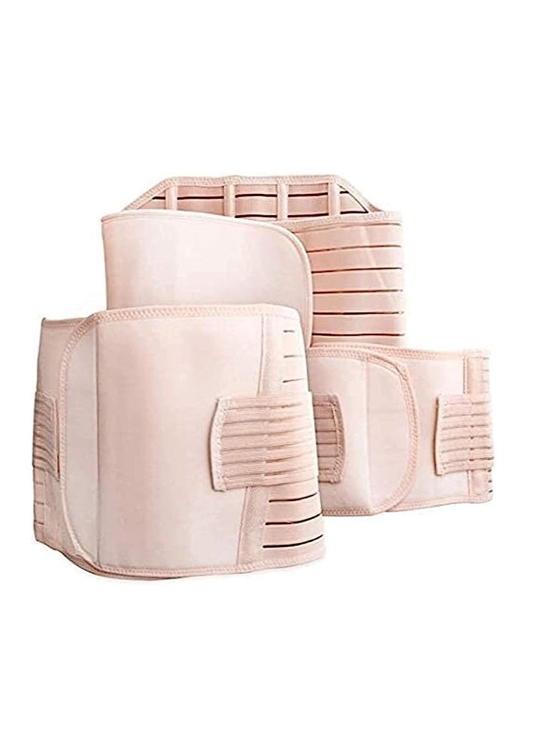 Generic - 3 in 1 Postpartum Girdle Support Recovery Belly Band Corset Wrap Body Shaper for After Birth Postnatal C-Section Waist Pelvis Shapewear Wrap Girdle Support Band Belt Body Shaper - Image 1