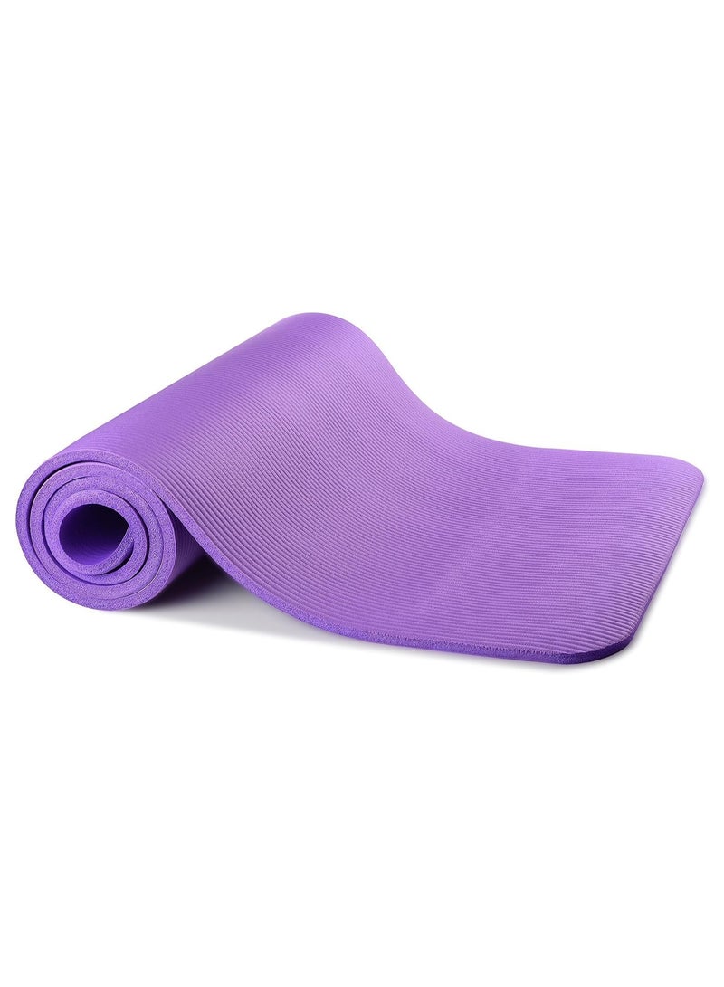 Anti-Tear Exercise Mat With Carrying Strap 183x61x1cm - Image 2