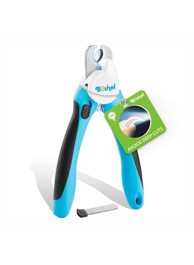 BOSHEL BOSHEL LED Large Dog Nail Clippers, Dog Nail Trimmers for Large Breed with Quick Sensor, Dogs Trimmer with Light & Safety Guard, Sharp Pet Nails Clipper, Pet Claw Clippers, Pets Toenail Cutter & File - Image 1