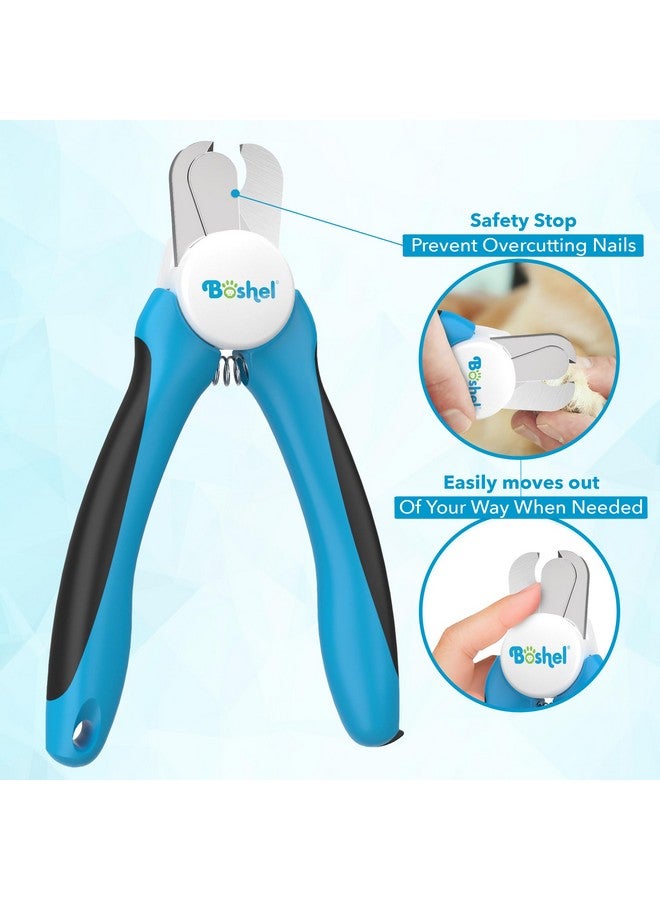 BOSHEL BOSHEL LED Large Dog Nail Clippers, Dog Nail Trimmers for Large Breed with Quick Sensor, Dogs Trimmer with Light & Safety Guard, Sharp Pet Nails Clipper, Pet Claw Clippers, Pets Toenail Cutter & File - Image 4