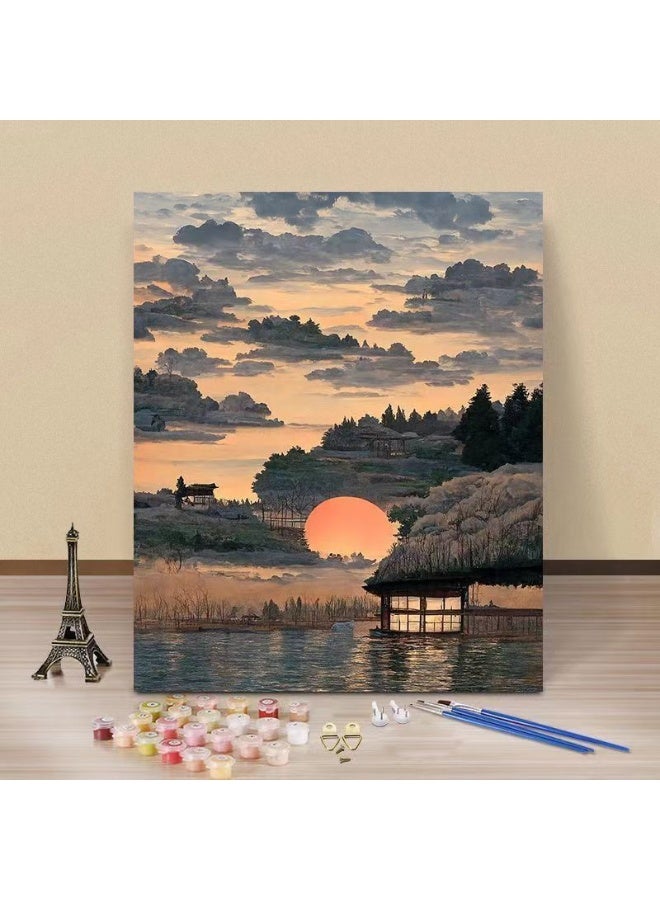 Anna DIY Hand-Painted Decorative Oil Painting Kit - Image 1