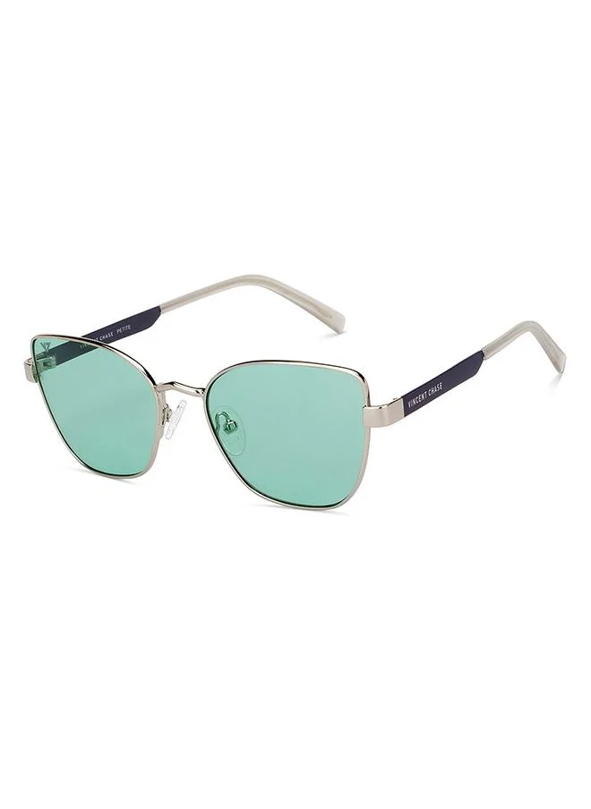 VINCENT CHASE Women's Full Rim Cat Eye Petite Branded Latest And Stylish Sunglasses 100% UV Protected Women Medium VC S16531