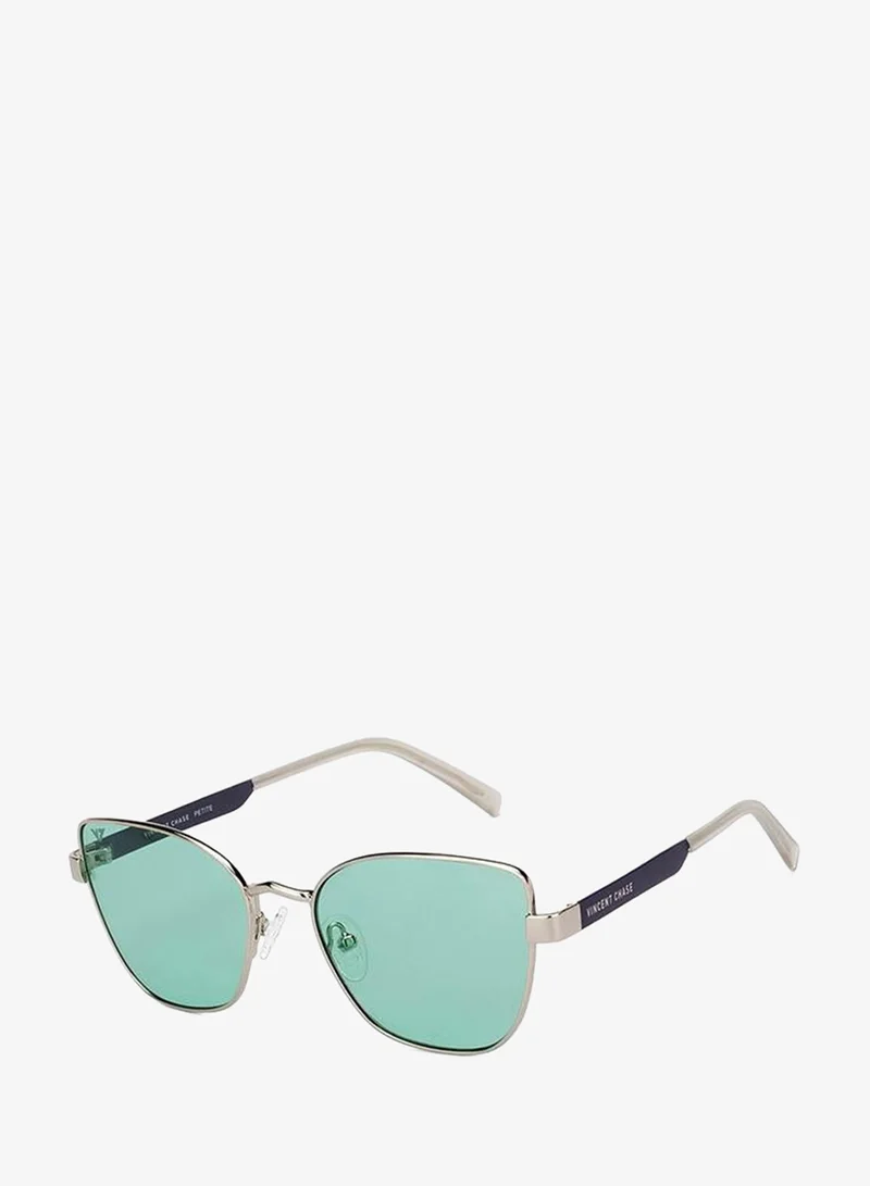 VINCENT CHASE Women's Full Rim Cat Eye Petite Branded Latest And Stylish Sunglasses 100% UV Protected Women Medium VC S16531