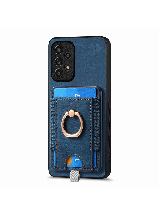 S-TOP Case For Samsung Galaxy A32 5G Retro Splitable Magnetic Card Bag Leather Phone Case - Image 2