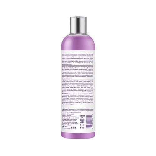 Design Essentials Agave & Lavender Moisturizing Hair Bath, Sulfate-Free Shampoo- Blow-Dry & Silk Press Collection - 12oz - Image 2