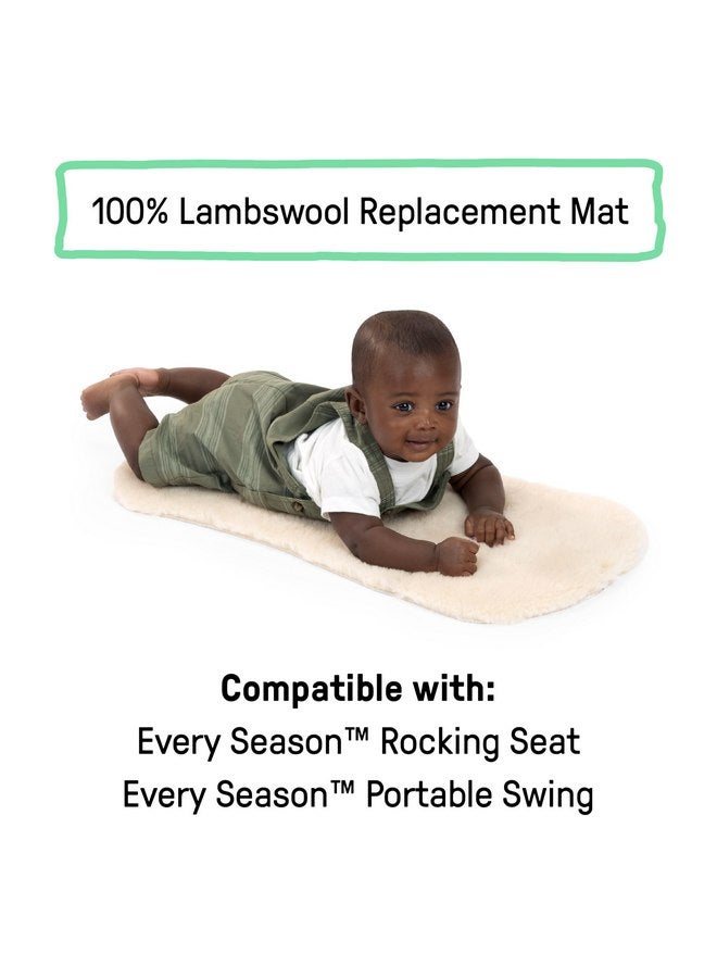 إنجنيونتي سجادة بديلة من صوف الحملان من Ingenuity Every Season - متوافقة مع جميع منتجات Ingenuity Lambswool الأخرى، سجادة من صوف الحملان الطبيعي قابلة للعكس - Image 2