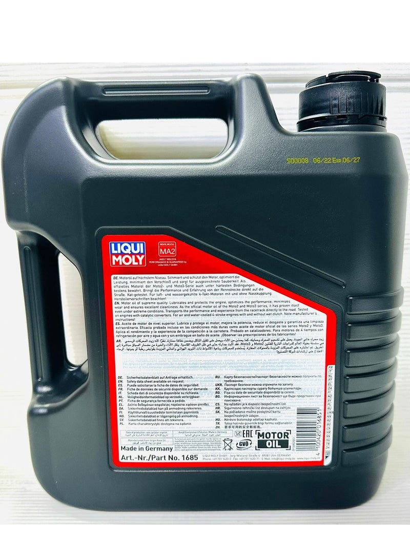 LIQUI MOLY 4T Motorbike Engine Oil 5W40 4Ltr - Image 2