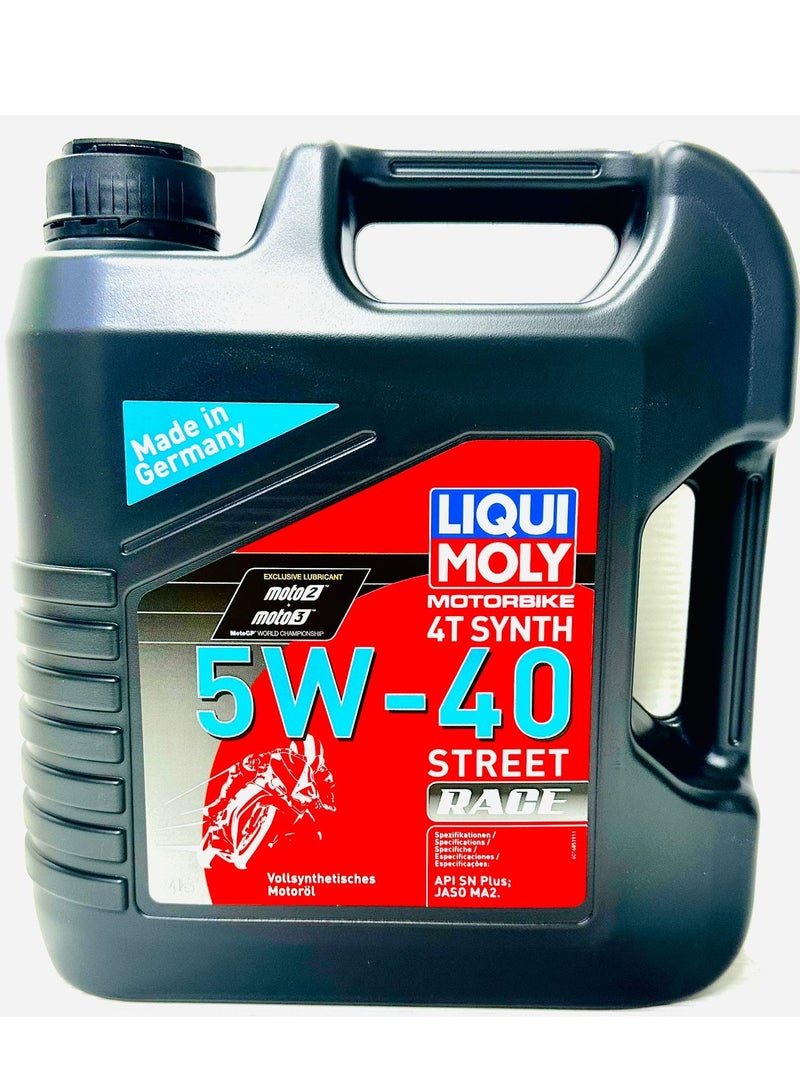 LIQUI MOLY 4T Motorbike Engine Oil 5W40 4Ltr - Image 1
