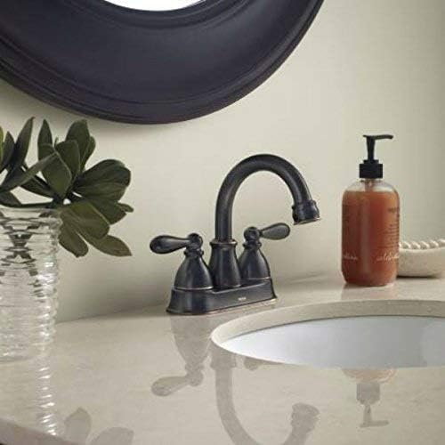 MOEN موين WS84667BRB كالدويل صنبور حمام عالي القوس بمقبضين عبوة من 1 برونز متوسطي - Image 2