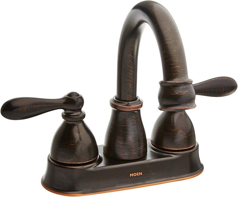 MOEN موين WS84667BRB كالدويل صنبور حمام عالي القوس بمقبضين عبوة من 1 برونز متوسطي - Image 1