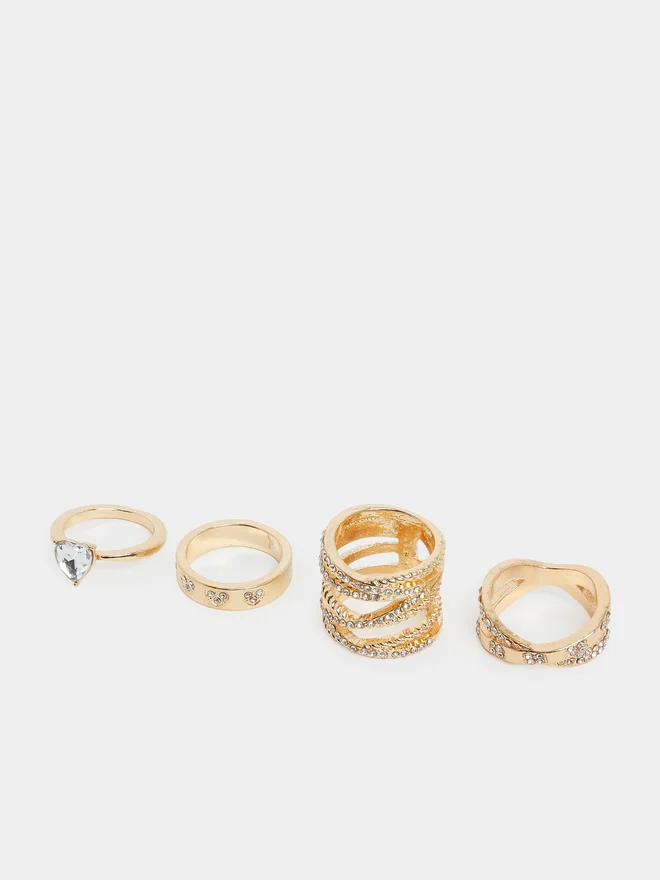 Styli Pack of 4 - Embellished Rings