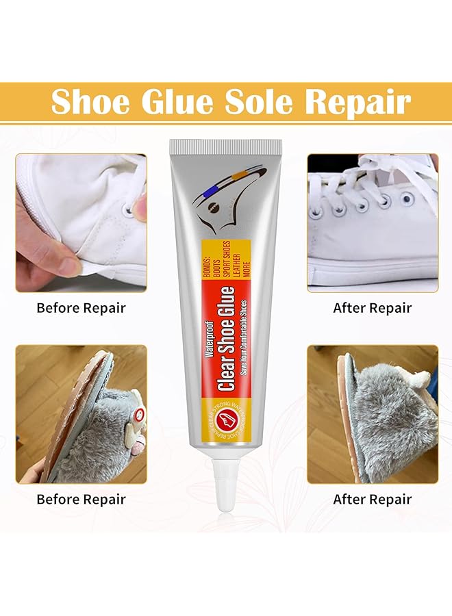 erorex Shoe Glue 510 Pu Glue Shoe Repair Adhesive For Fixing Worn Shoes Or Boots Dry Professional Grade Shoe Repair Glue Clear Pixiss Spreader Tools Set - Image 5