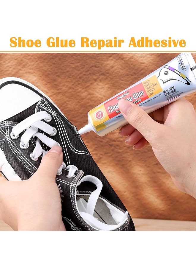 erorex Shoe Glue 510 Pu Glue Shoe Repair Adhesive For Fixing Worn Shoes Or Boots Dry Professional Grade Shoe Repair Glue Clear Pixiss Spreader Tools Set - Image 2