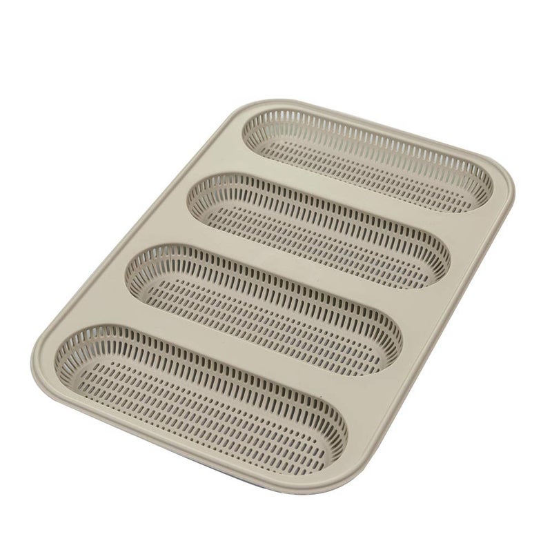silikomart 199694 3D Mini Baguette Baking Mould Gray 204 x 308 x 28 cm