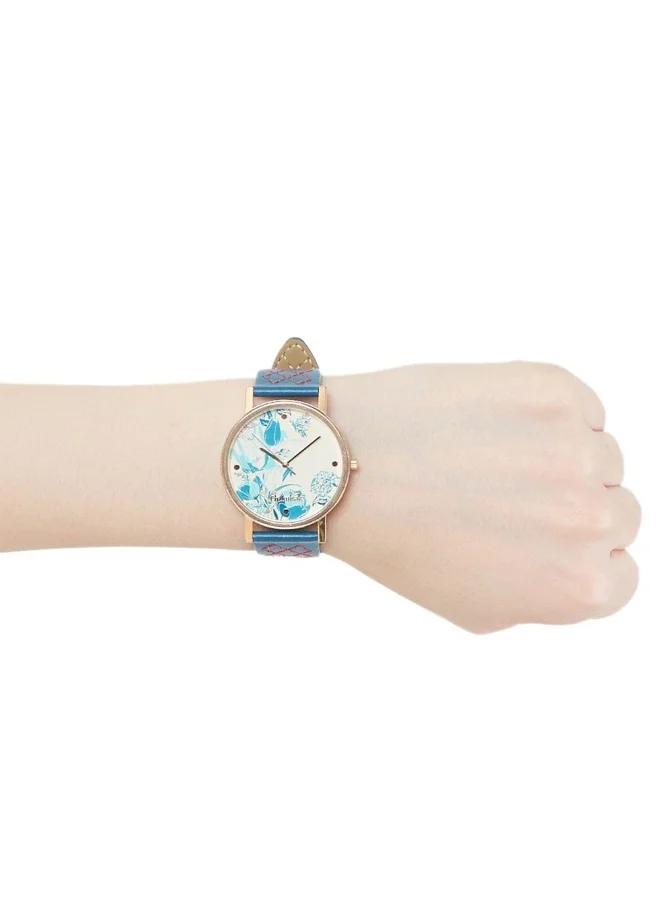 Chumbak Tulip Garden Quilted Wrist Watch