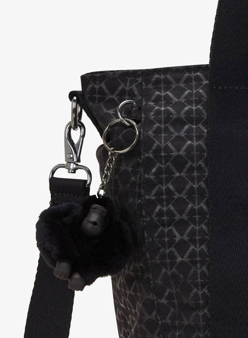 kipling  Asseni S - Small Tote With Removable Shoulder Strap - Signature Emb for Women | Best Price UAE