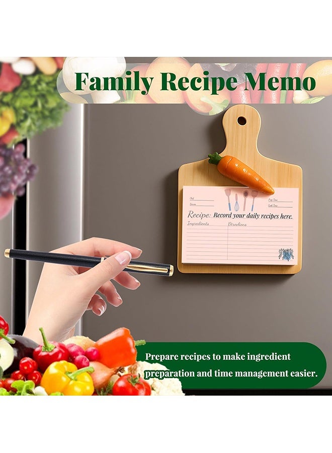Wffo 50 Sheets Recipe Cards, 4x6 Inches Double Sided Cards, Blank Cardstock Cards for Recording Recipes, Kitchen Diaries, Bridal shower, Banquet Preparation - Image 5