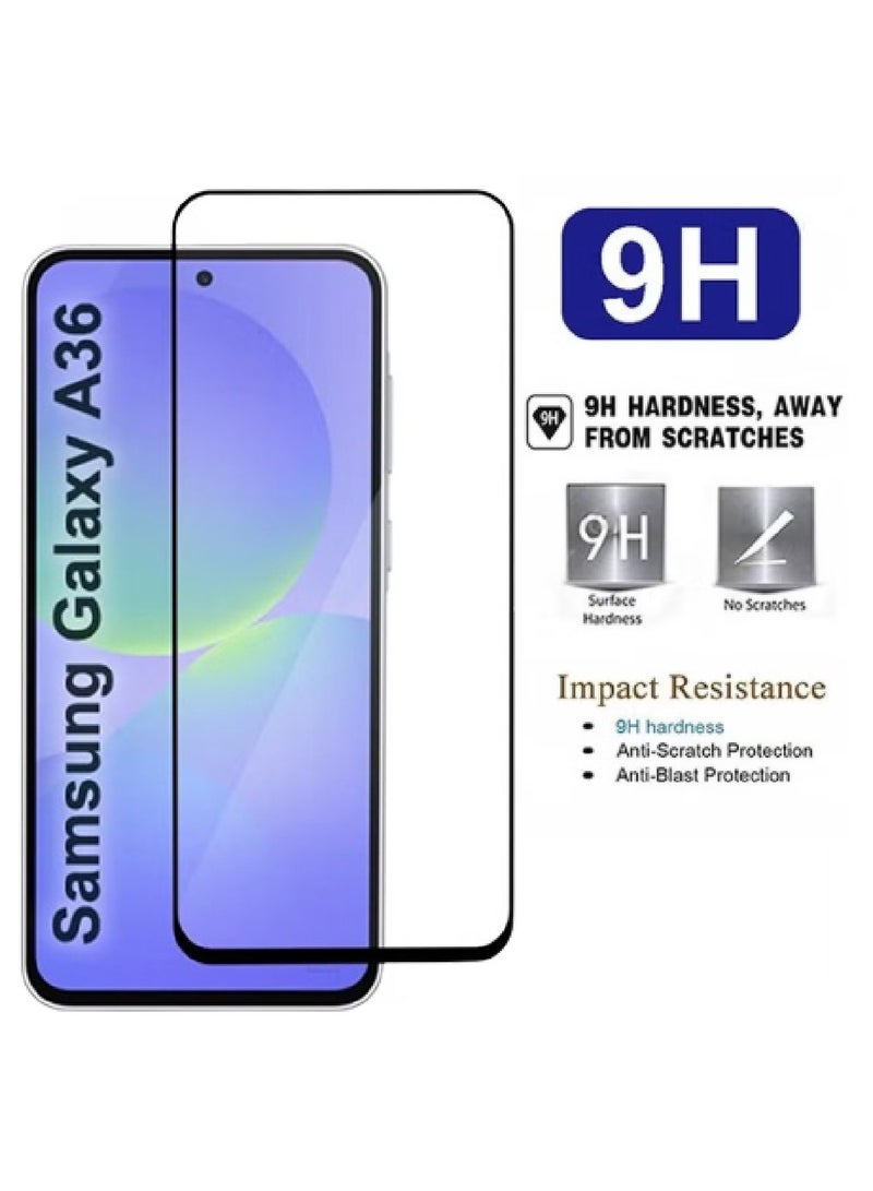 MOBM Samsung Galaxy A36 Clear Magnetic Case with Tempered Glass Screen Protector Pack of 2 - Image 4