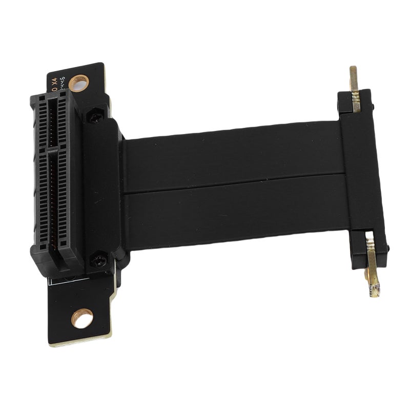 كابل صاعد PCIE 4.0 منفذ 4X عالي السرعة كابل تمديد مرن بطاقة رسومات GPU بمقابس 64 لحواسيب الحاسوب 10 سم / 3.9 بوصة - Image 3