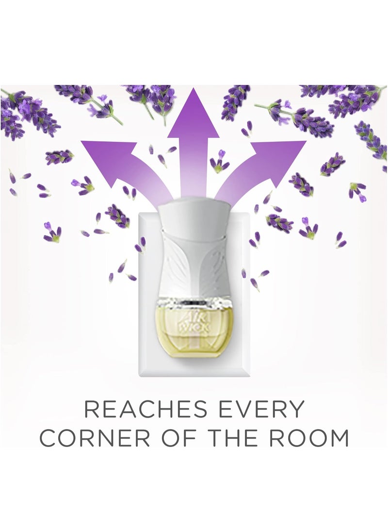 Air Wick - Eroik essential oil dispenser with refillable packaging, lavender scent, 19 ml. - Image 1