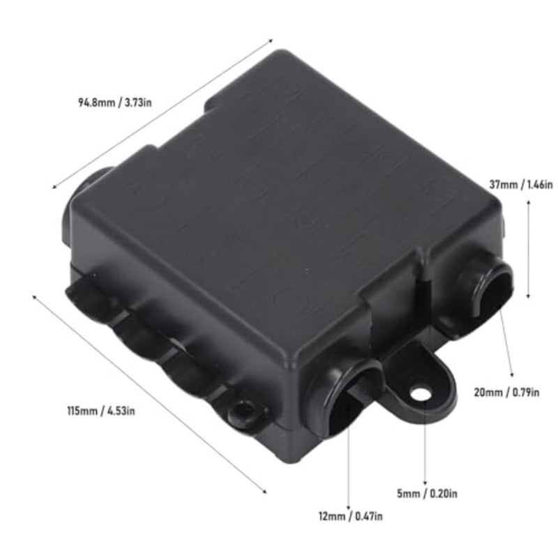 facai5 Way Fuze Block Holder High Capacity 12V 24V Power Distribution for Car Stereo Fire Trucks Generators - Image 2