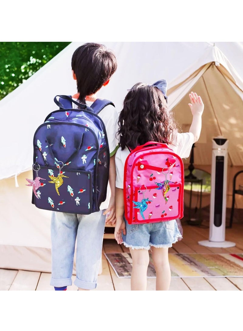 SYOSI Sequin Keychains for Party Favors, Bird Pendant Keychain for Kids and Adults Birthday Gift, Baby Shower Party 5 Colors 25 Pcs - Image 2