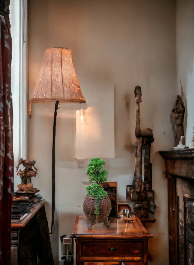 ارك ديكور مزهرية خشبية من جوز الهند - Image 4