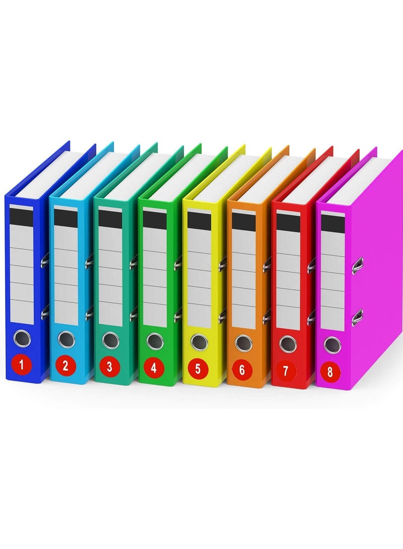 فوميمو ملصقات أرقام 1 إلى 50 ذاتية اللصق للداخل والخارج مقاومة للماء لتصنيف المخزون، 10 ورقات (2.54 سم، أحمر) - Image 4