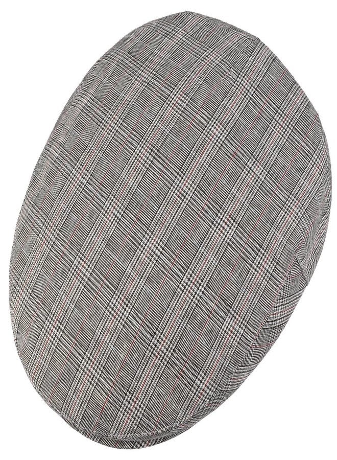 Lipodo Devron Men's Flat Cap - Made in Italy Cotton Cap with Visor, Lining Summer Spring-Summer - 56cm Grey - Image 3