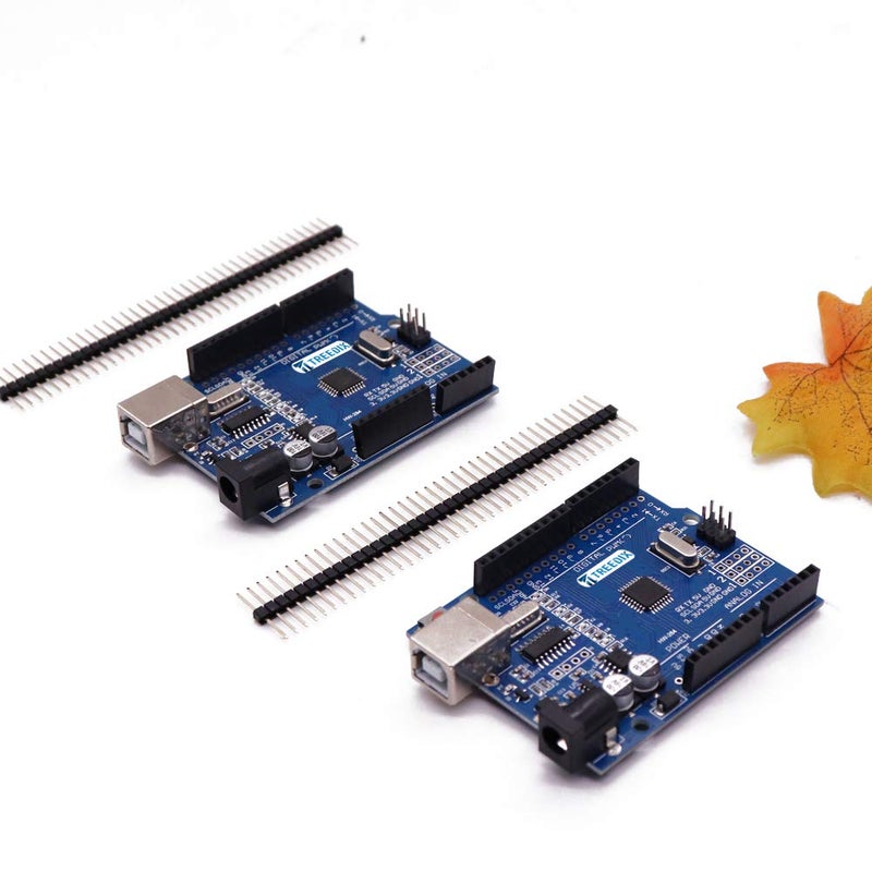 Treedix 2pcs ATmega328P CH340 Development Board Compatible with Arduino UNO R3 Board Kit Compatible with Starter