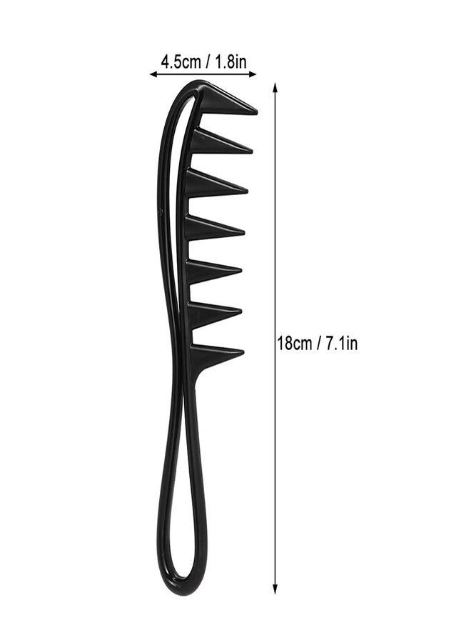 Keli 2 Pcs Wide Tooth Comb for Women & Men | Anti-Static Detangling Comb for Curly, Wavy, Thick Hair | Anti-Breakage Shower Comb for Wet & Dry Hair | Hair Detangler Comb for Smooth, Frizz-Free Styling - Image 2