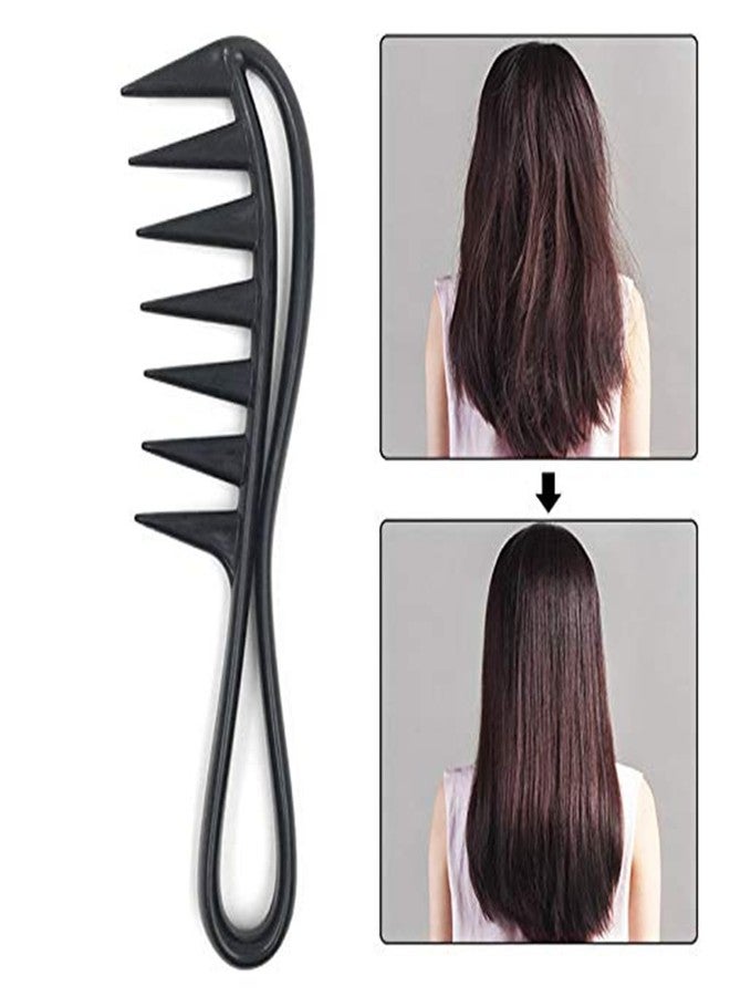 Keli 2 Pcs Wide Tooth Comb for Women & Men | Anti-Static Detangling Comb for Curly, Wavy, Thick Hair | Anti-Breakage Shower Comb for Wet & Dry Hair | Hair Detangler Comb for Smooth, Frizz-Free Styling - Image 4
