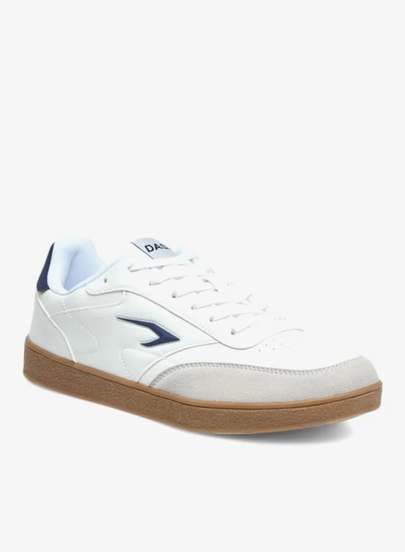 Dash Men Panelled Lace-Up Sports Shoes