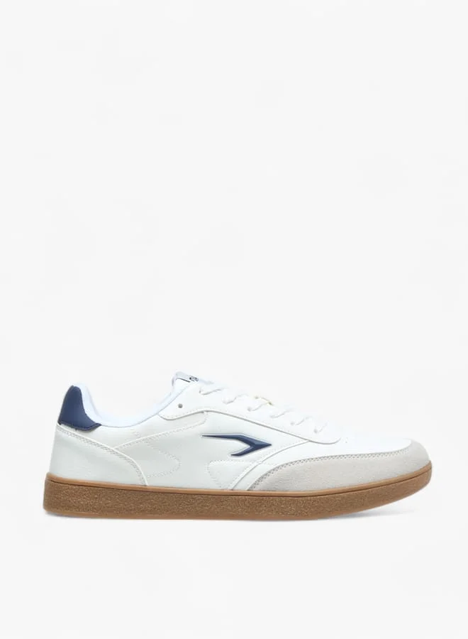 Dash Men Panelled Lace-Up Sports Shoes