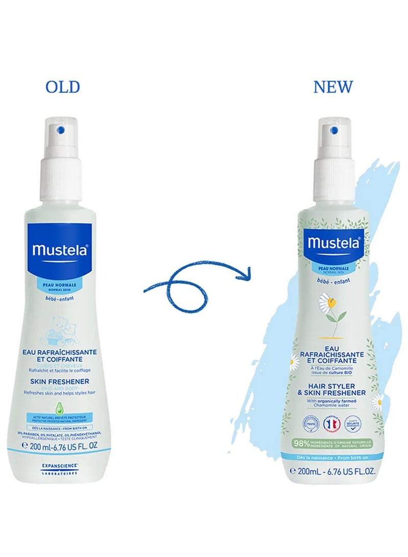 Mustela Baby Skin Freshener For Hair and Body, 200ml - Image 3