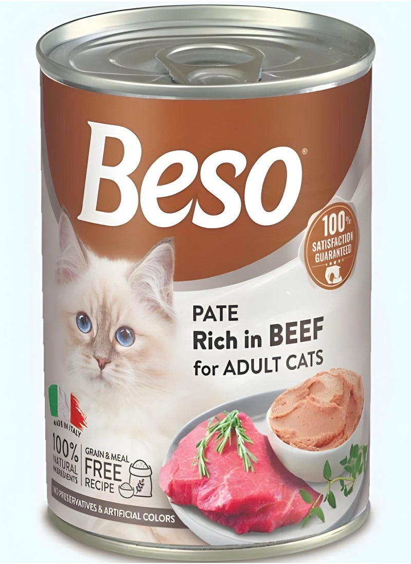 Beso Wet cat food (12 packs) - Beso - Beef - 12 × 400g  - Image 2