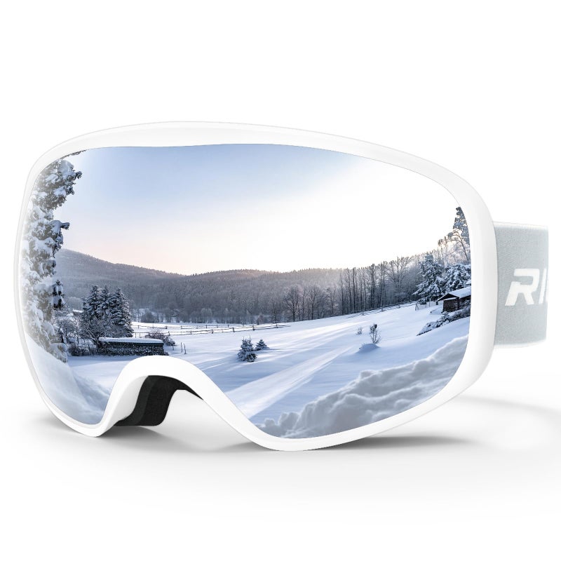 RIOROO Ski Goggles Snowboard Goggles for Men Women Adults Youth,Over Glasses OTG/100% UV Protection/Anti-fog/Wide Vision - Image 1