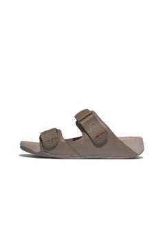 FitFlop 049-826 Fitflop Men Sandals Gogh Moc Slide In Leather - Java Java L05-C75 Brown  - Image 1