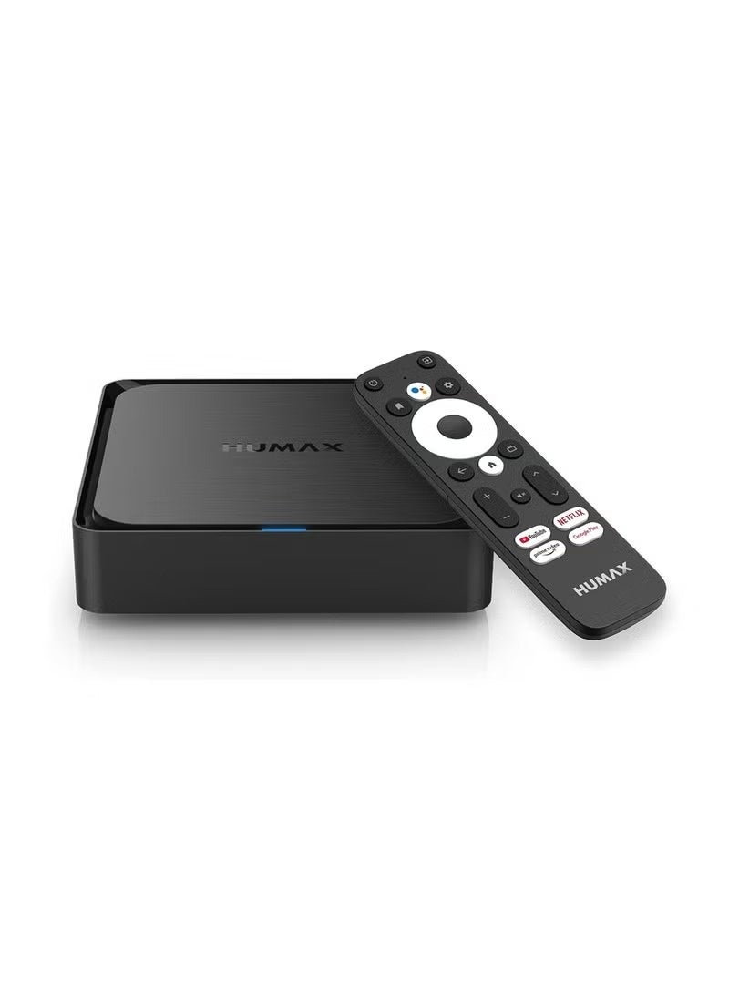 HUMAX Android TV Box A1 Android 11 4K Ultra HD Resolution with 8GB Flash 2GB RAM Dolby Audio Wifi 5 Bluetooth 5 AV1 Supported, Tv Streaming Netflix PrimeVideo Youtube Google Play - Image 1