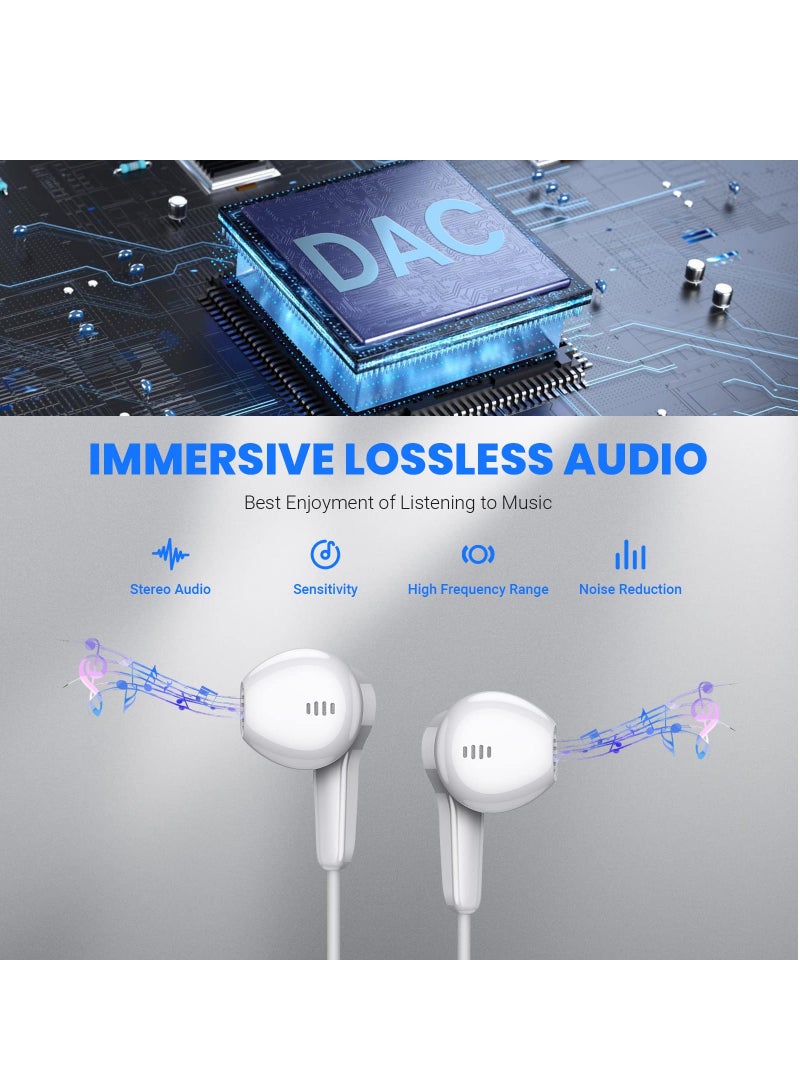 Arabest USB C Headphones for Samsung S24 Ultra S23 Fe S22+, Type C Earphones with Microphone HiFi Stereo Volume Control Magnetic in Ear Wired Earbud for iPhone 15 Pro Max Plus Galaxy Flip Fold 5 Pixel 8 7 Pro - Image 2