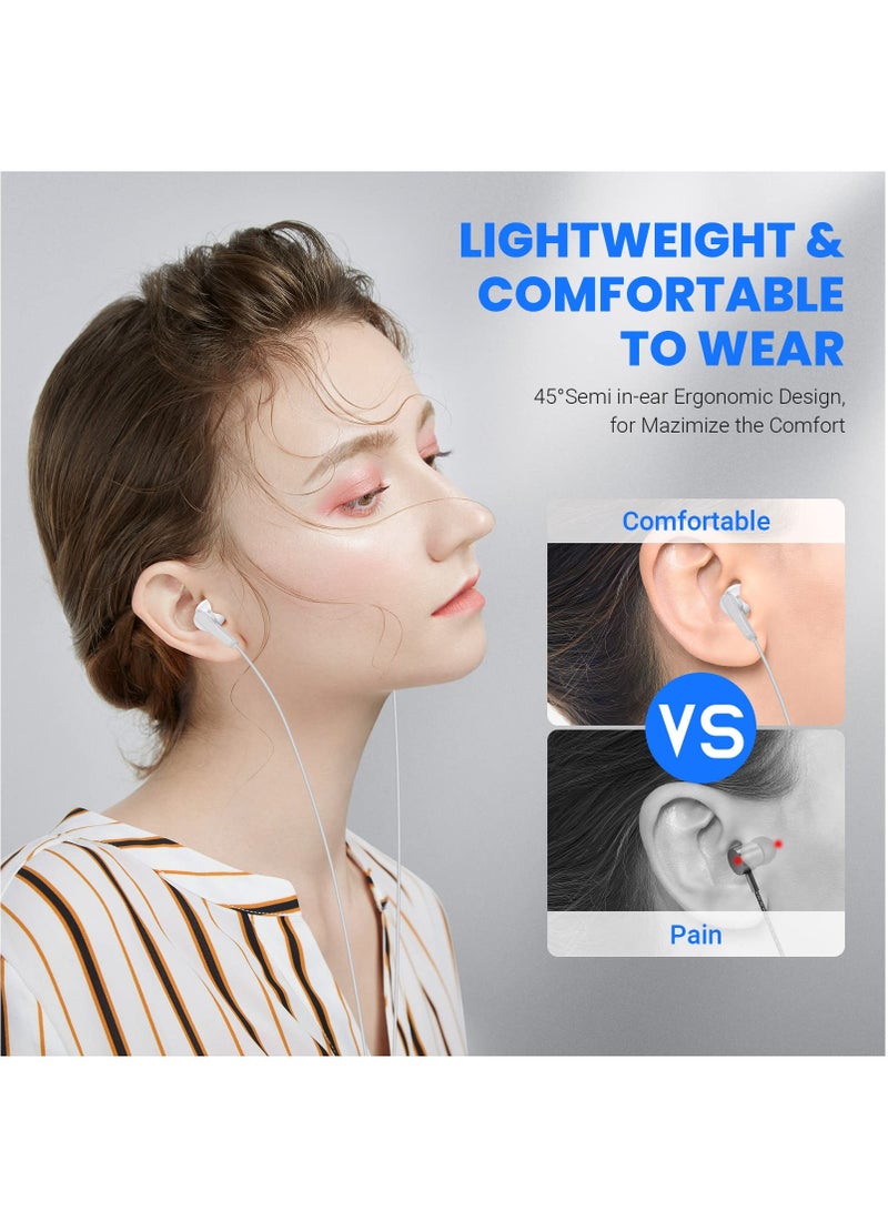 Arabest USB C Headphones for Samsung S24 Ultra S23 Fe S22+, Type C Earphones with Microphone HiFi Stereo Volume Control Magnetic in Ear Wired Earbud for iPhone 15 Pro Max Plus Galaxy Flip Fold 5 Pixel 8 7 Pro - Image 3