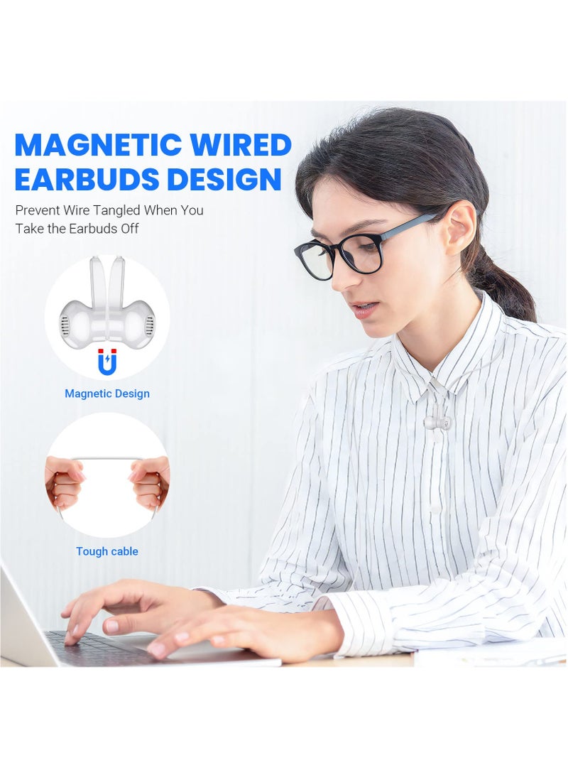 Arabest USB C Headphones for Samsung S24 Ultra S23 Fe S22+, Type C Earphones with Microphone HiFi Stereo Volume Control Magnetic in Ear Wired Earbud for iPhone 15 Pro Max Plus Galaxy Flip Fold 5 Pixel 8 7 Pro - Image 4